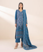 Libasco Sapphire 3 Piece Custom Stitched Suit - Blue - LB288602