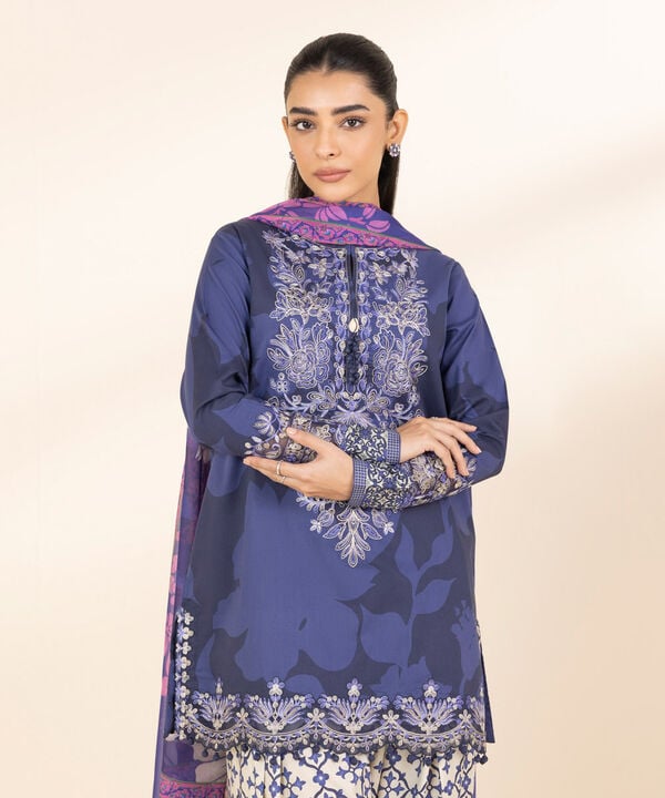 Sapphire 3 Piece Custom Stitched Suit - Blue - LB29260