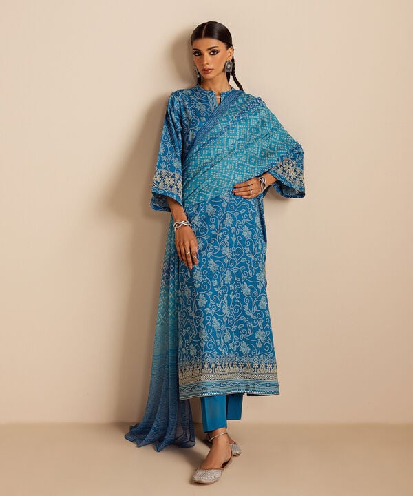 Sapphire 3 Piece Custom Stitched Suit - Brown - LB30602