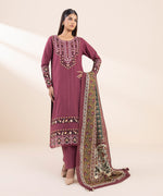 Libasco Sapphire 3 Piece Custom Stitched Suit - Purple - LB288737