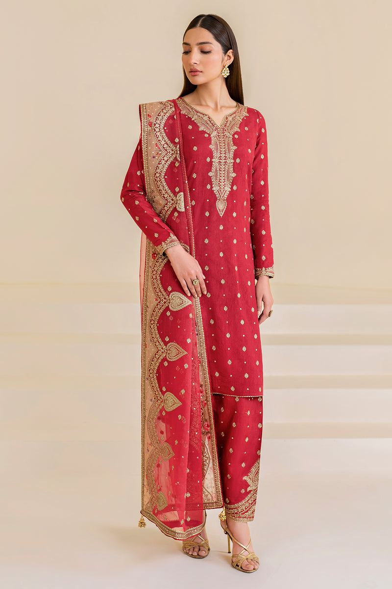 Jazmin 3 Piece Custom Stitched Suit - pink - LB287952