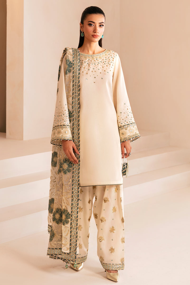 Jazmin 3 Piece Custom Stitched Suit - Beige - LB287815