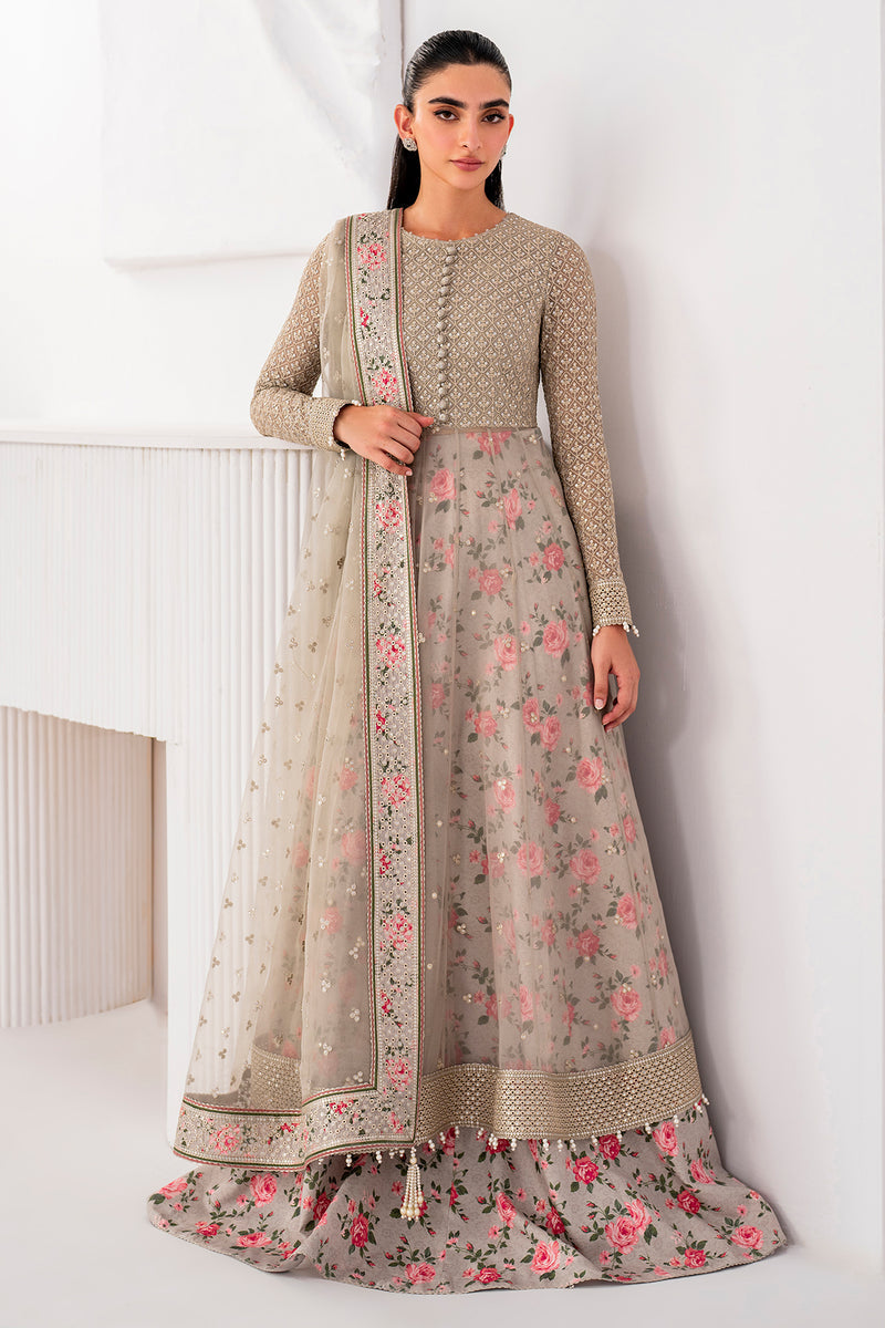 Jazmin 3 Piece Custom Stitched Suit - Beige - LB287863