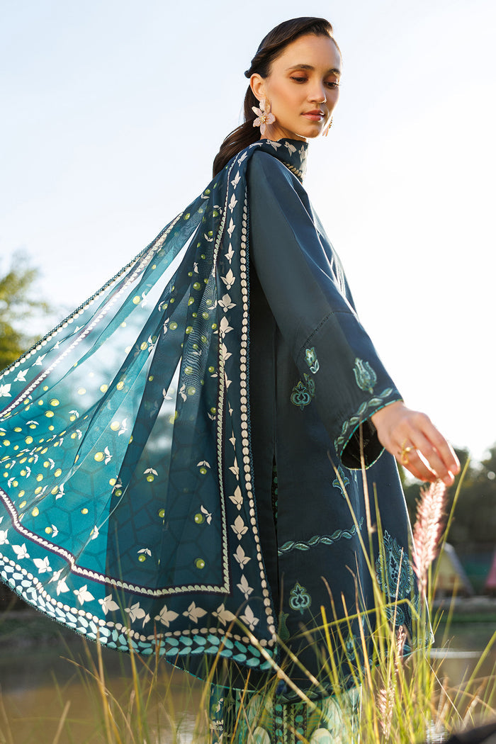 Jazmin 3 Piece Custom Stitched Suit - Green - LB31317