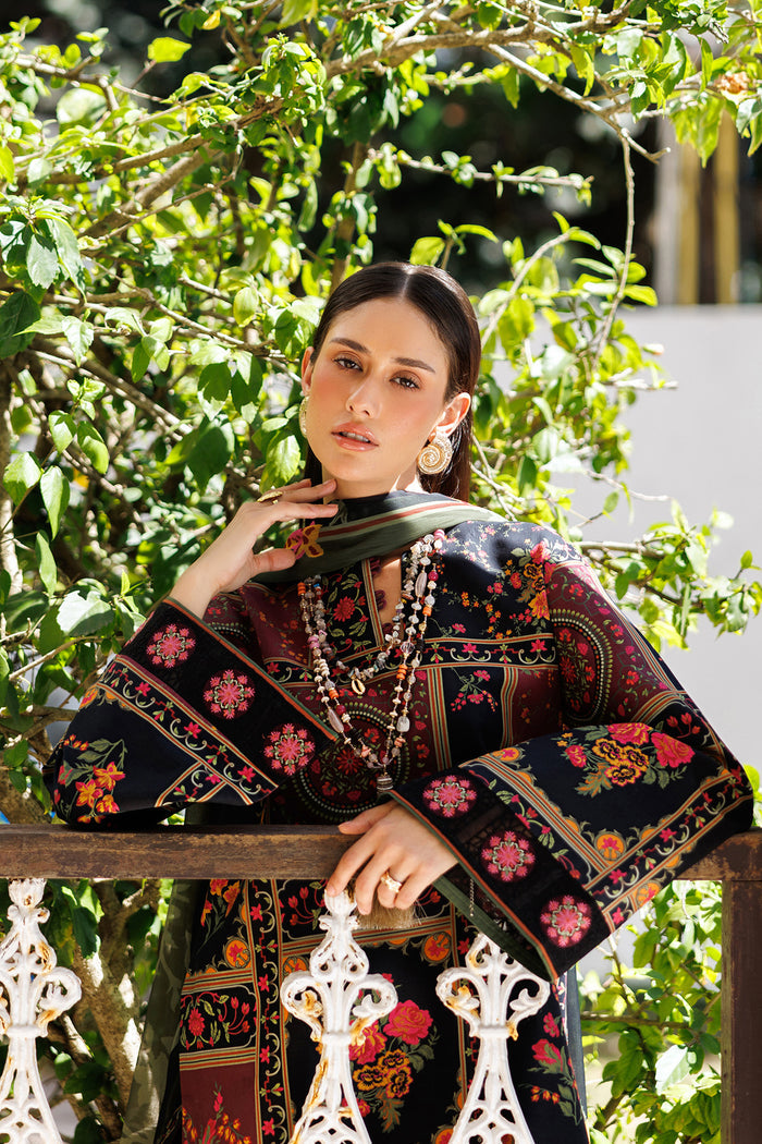 Jazmin 3 Piece Custom Stitched Suit - Black - LB31330