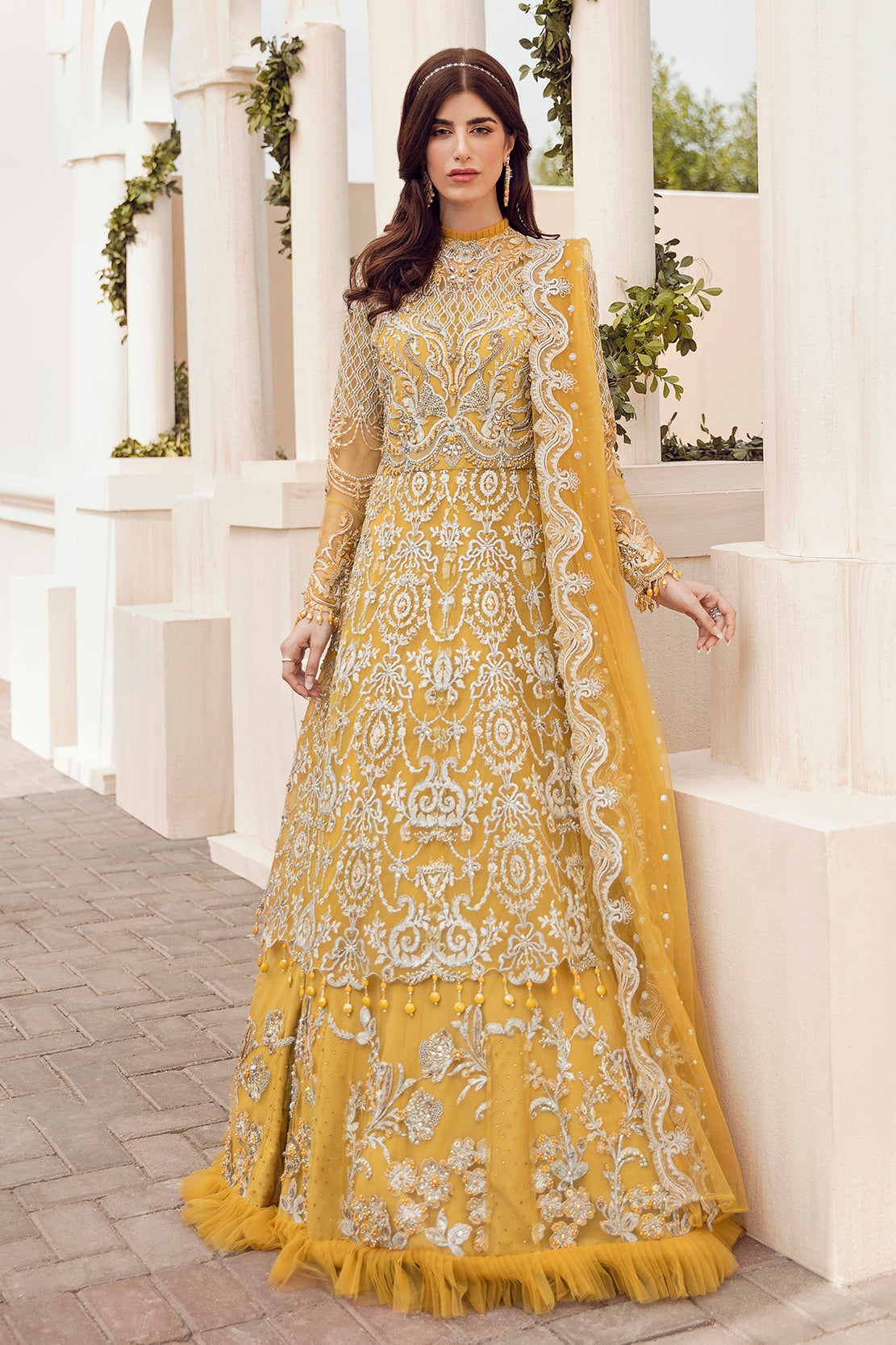 Reign 3 Piece Custom Stitched Suit - Yellow - LB22352