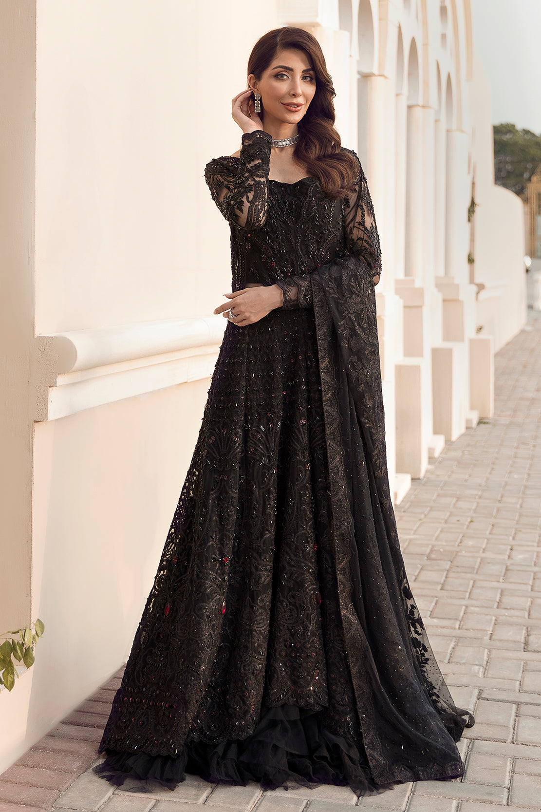 Reign 3 Piece Custom Stitched Suit - Black - LB22348