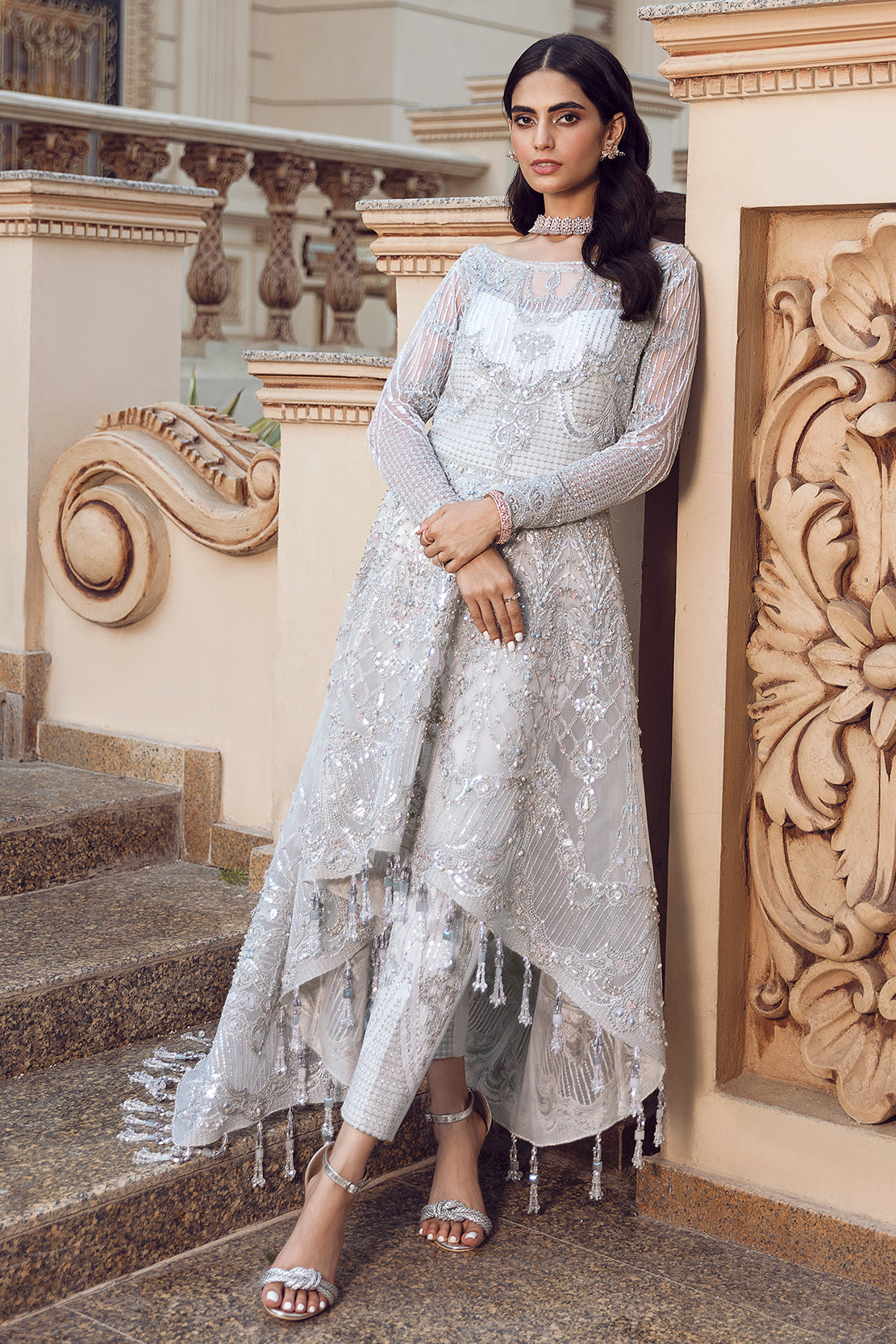 Reign 3 Piece Custom Stitched Suit - Gray - LB22354