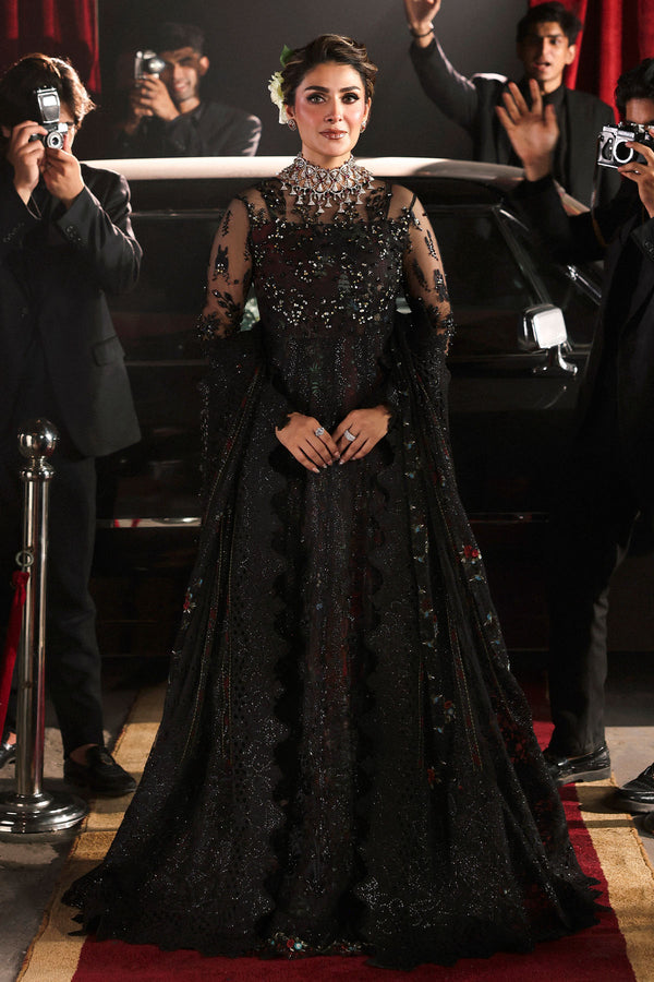 Nureh 3 Piece Custom Stitched Suit - Black - LB30954