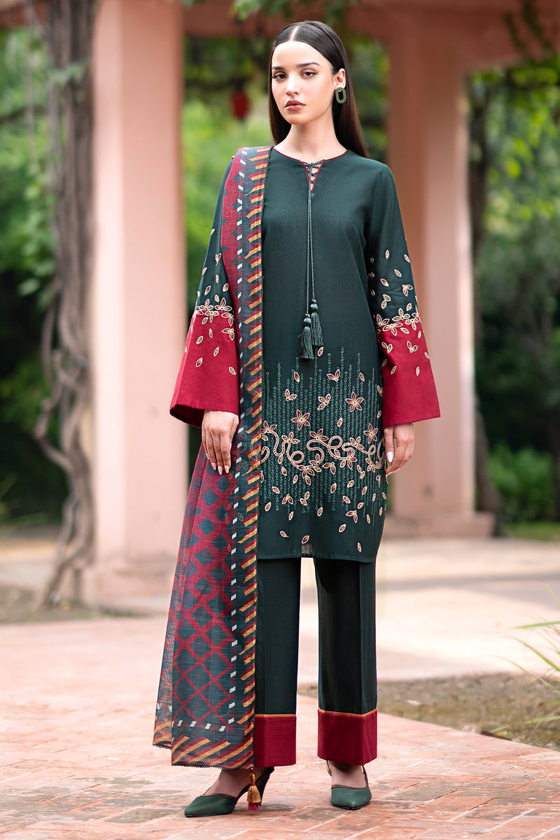 Jazmin 3 Piece Custom Stitched Suit - Green - LB287947