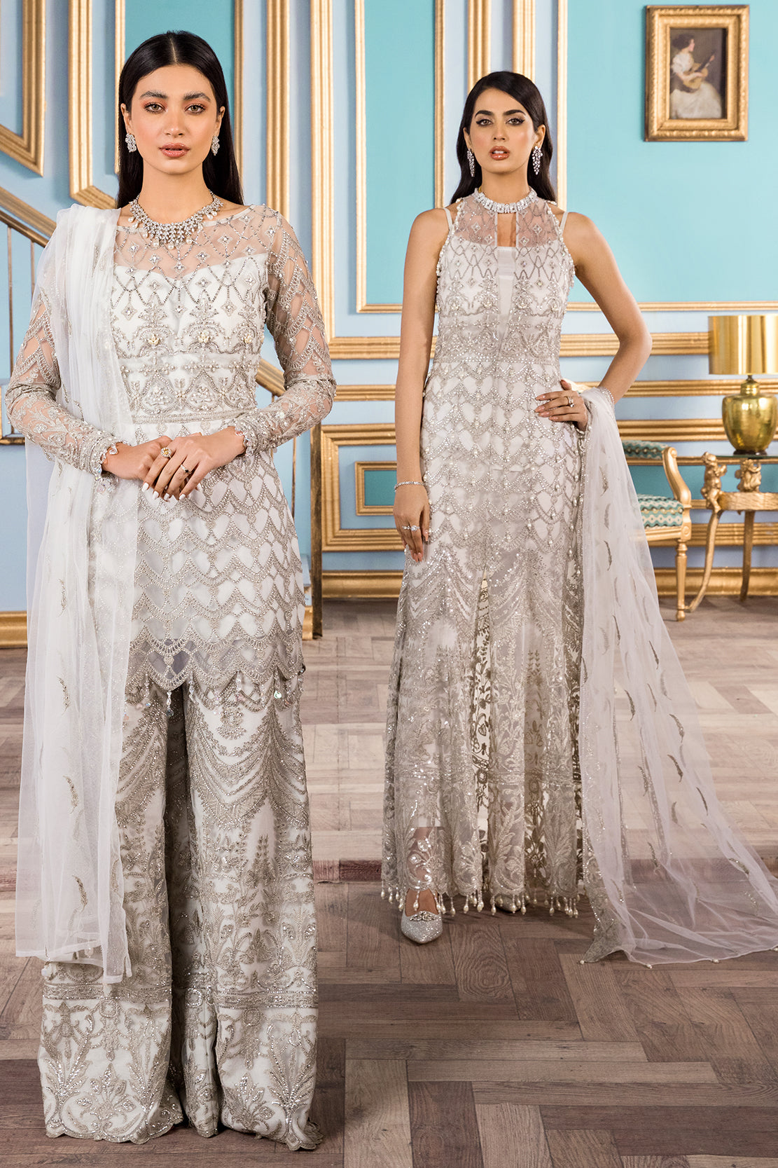 Reign 3 Piece Custom Stitched Suit - White - LB24627