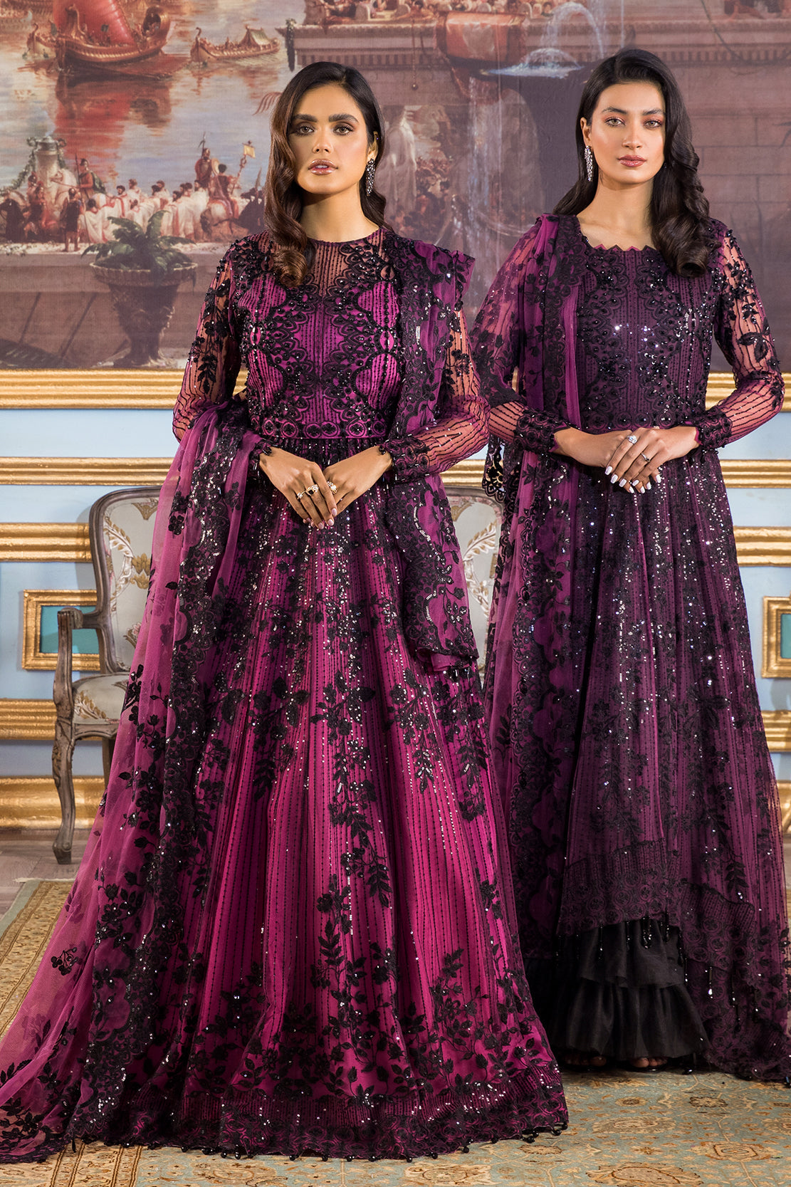 Reign 3 Piece Custom Stitched Suit - Purple - LB24623