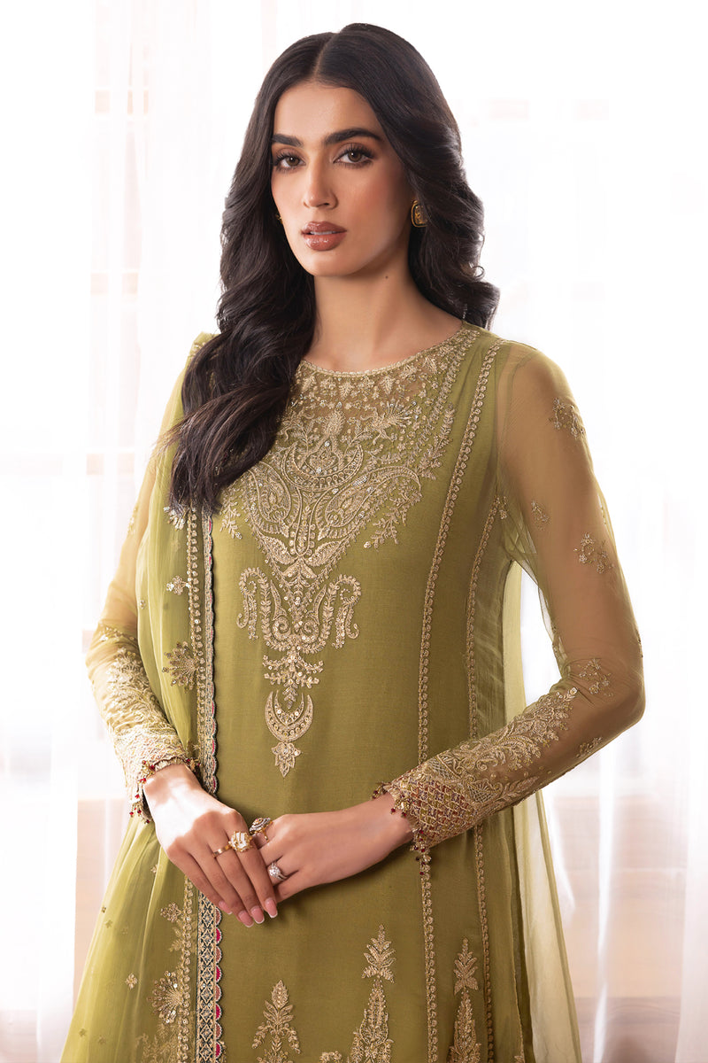 Jazmin 3 Piece Custom Stitched Suit - Green - LB287445