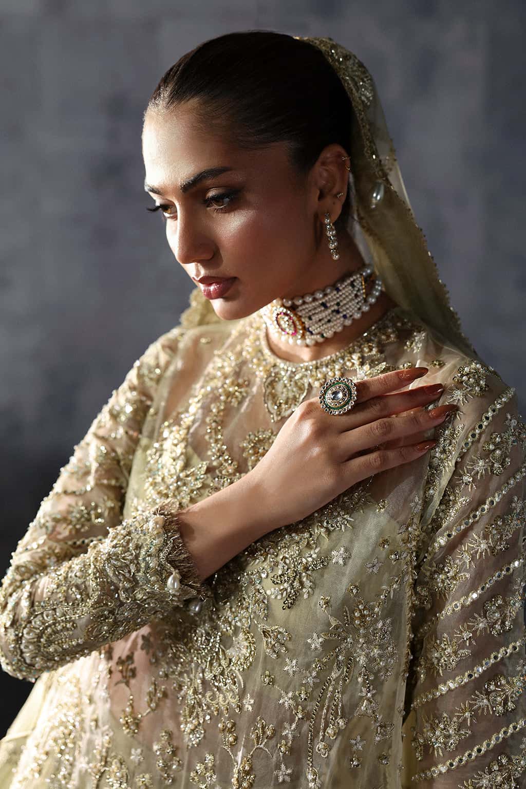 Afrozeh 3 Piece Custom Stitched Suit - Yellow - LB30457