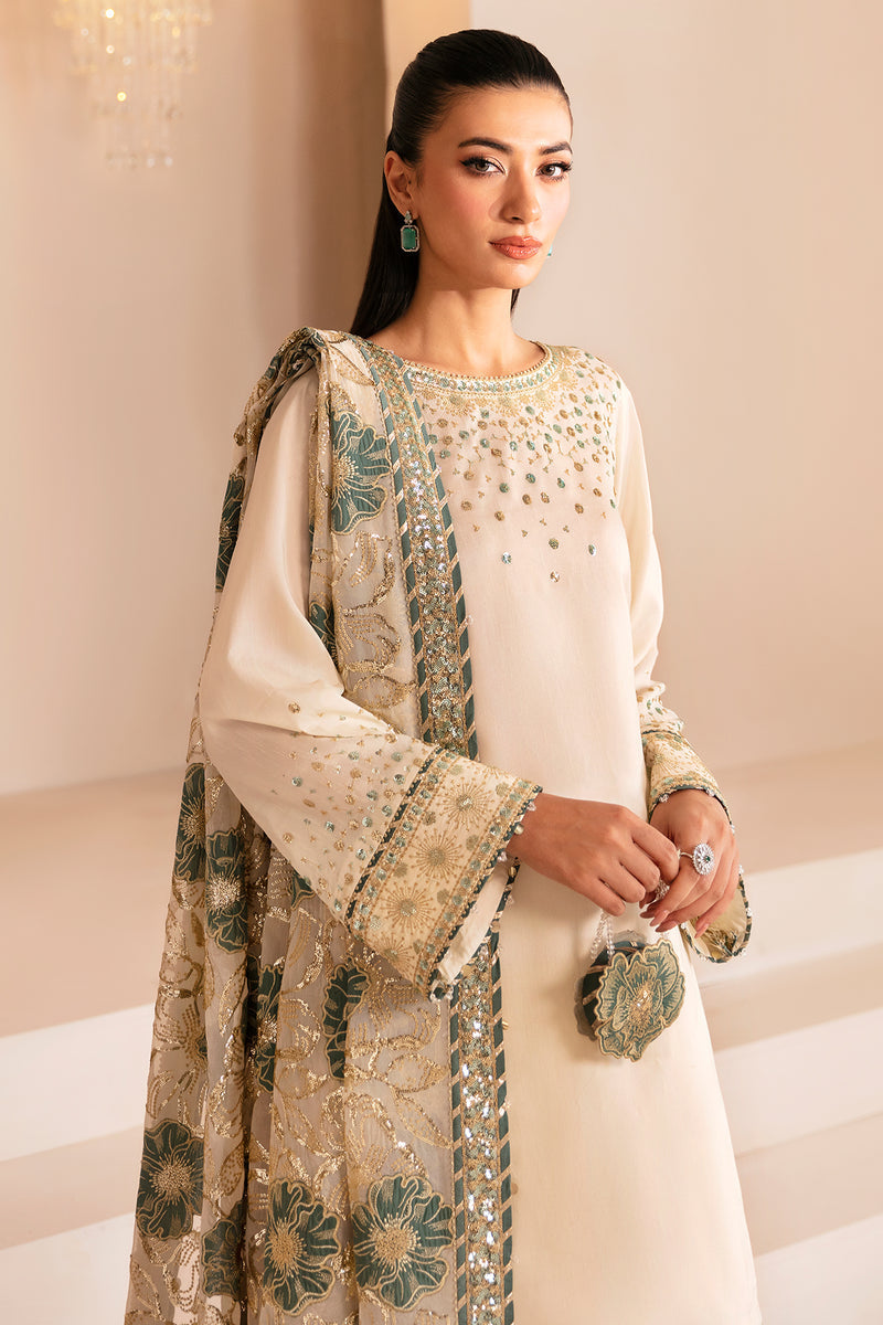 Jazmin 3 Piece Custom Stitched Suit - Beige - LB287815