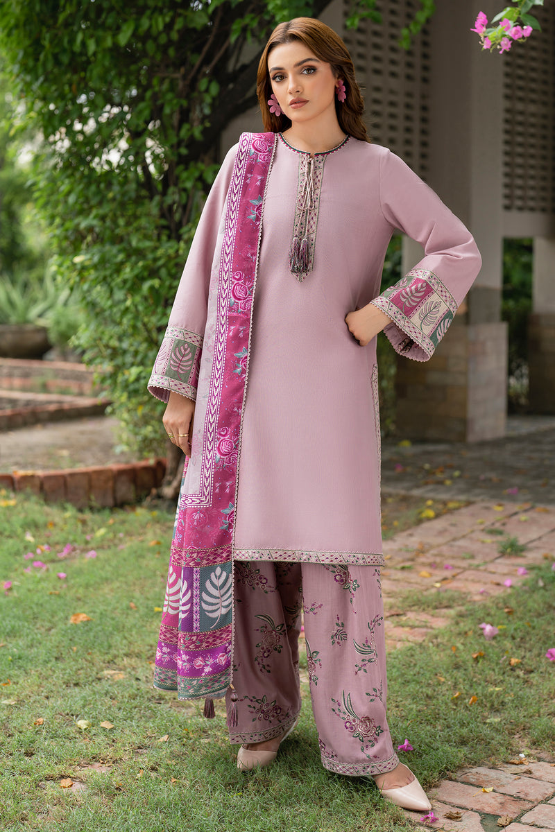 Jazmin 3 Piece Custom Stitched Suit - Pink - LB287942