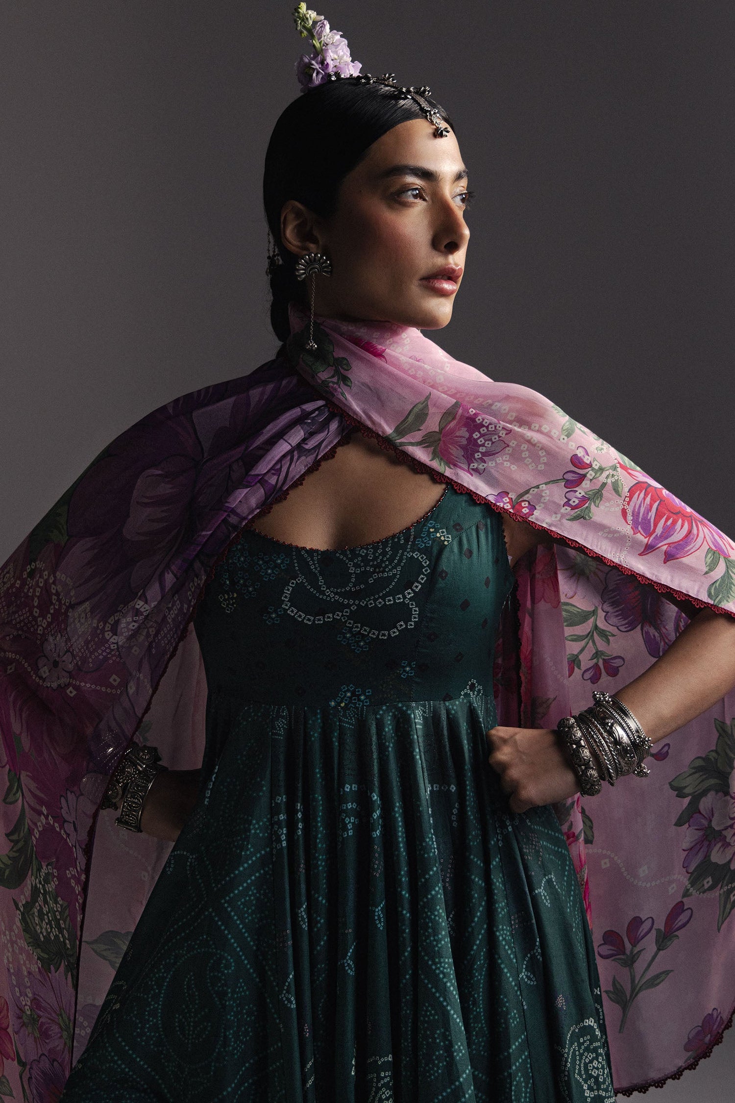 Zara Shahjahan 3 Piece Custom Stitched Suit - Green - LB31696