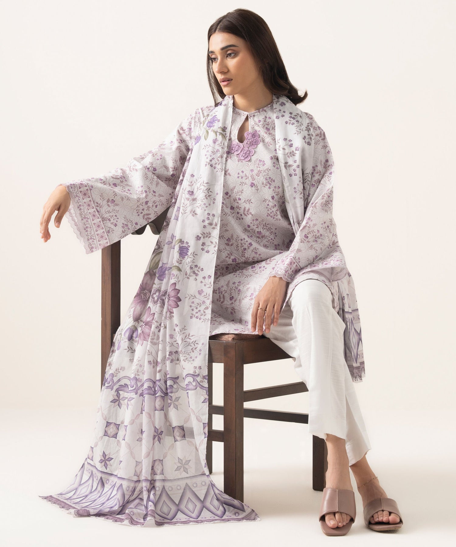 Sapphire 3 Piece Custom Stitched Suit - Purple - LB31301