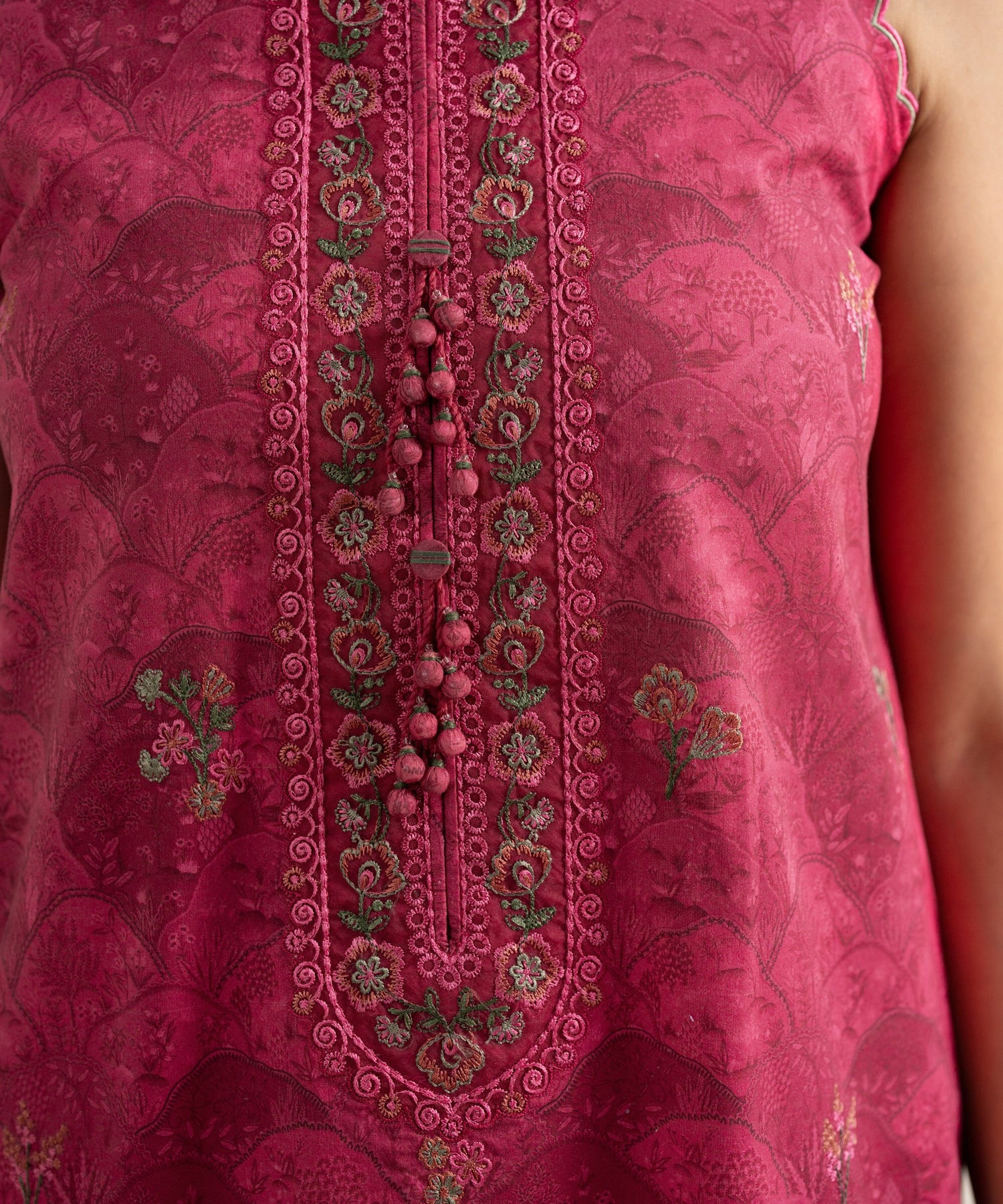 Sapphire 3 Piece Custom Stitched Suit - Pink - LB31300