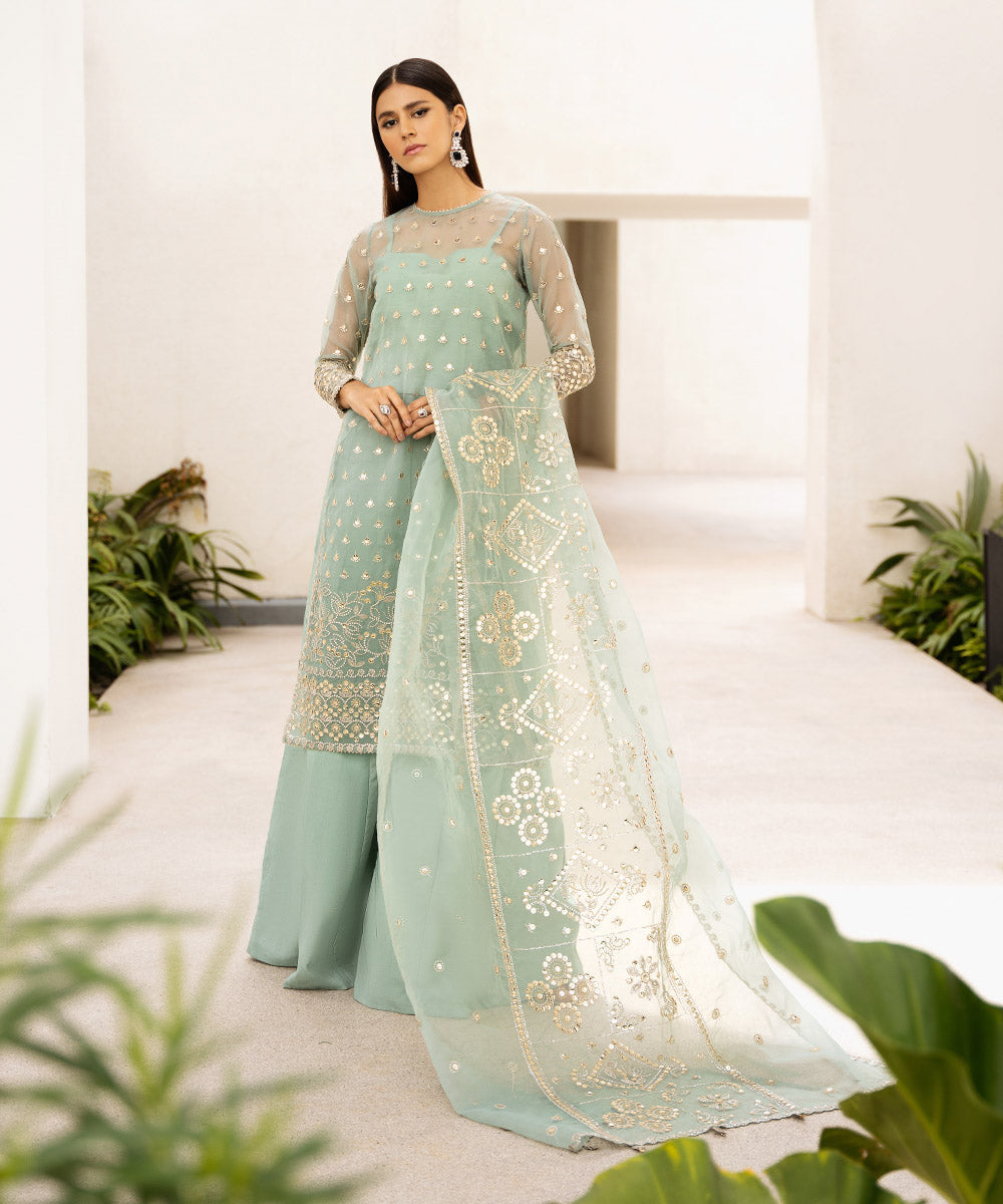 Sapphire 3 Piece Custom Stitched Suit - Aqua - LB288081