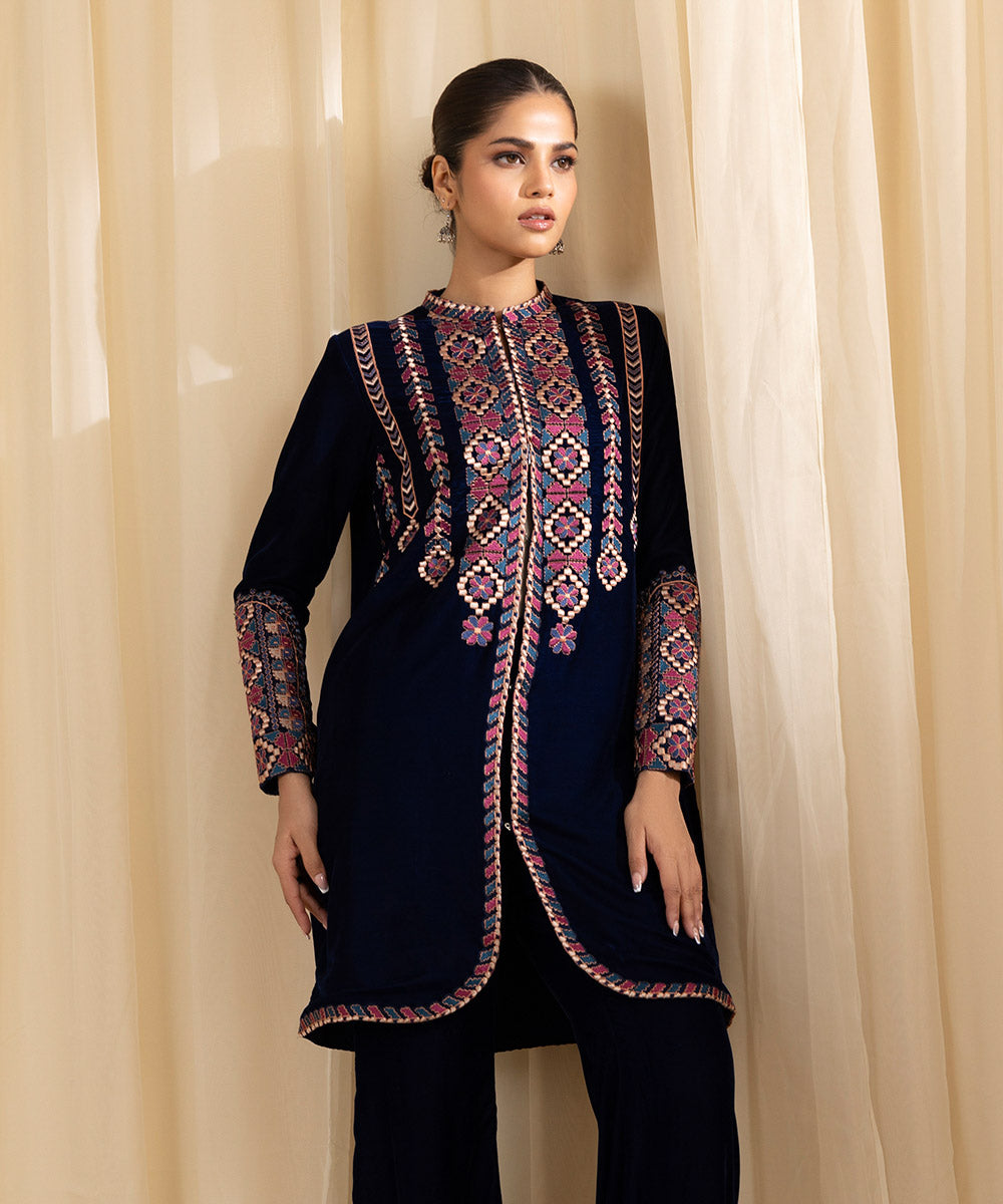 Sapphire 2 Piece Custom Stitched Suit - Blue - LB288106