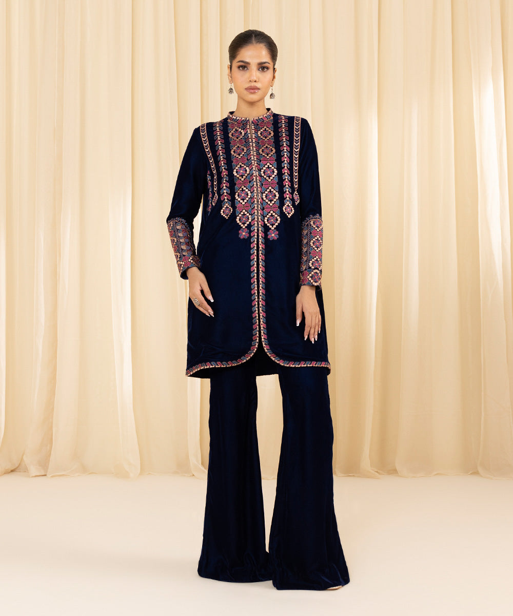 Sapphire 2 Piece Custom Stitched Suit - Blue - LB288106