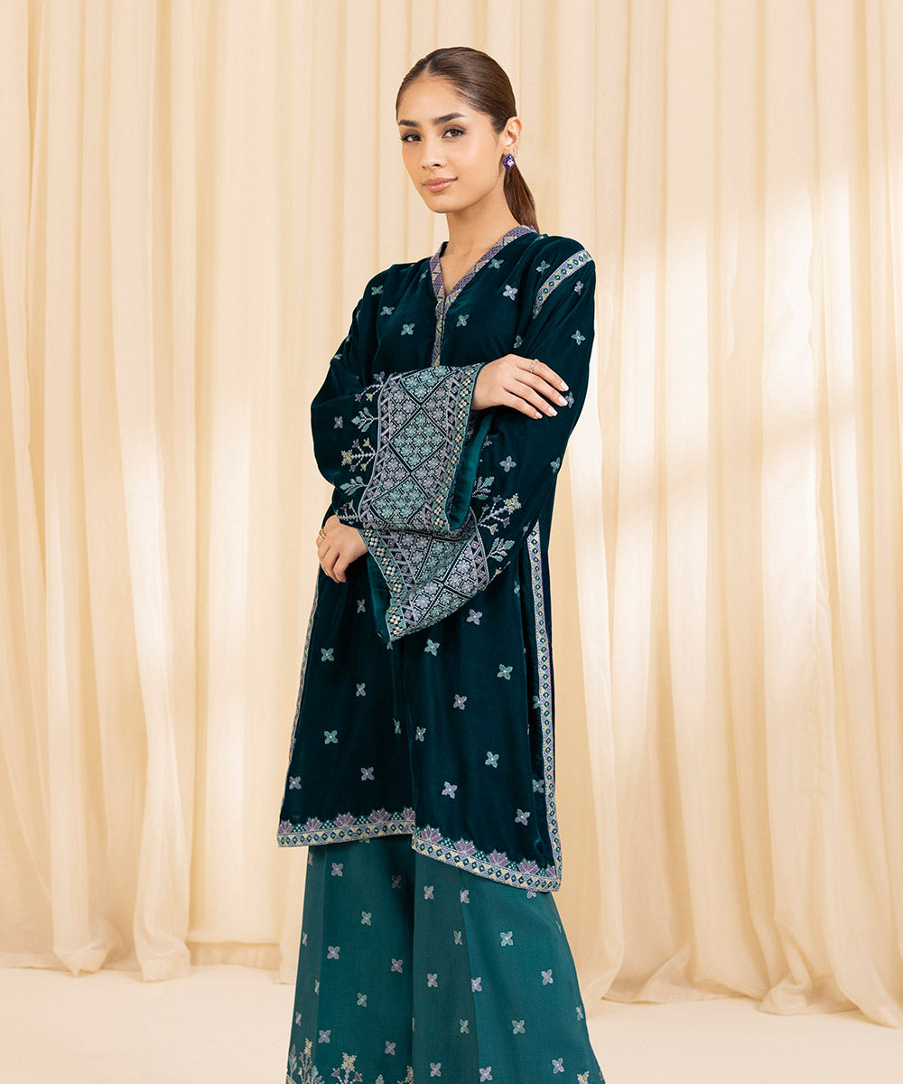 Sapphire 2 Piece Custom Stitched Suit - Blue - LB288515