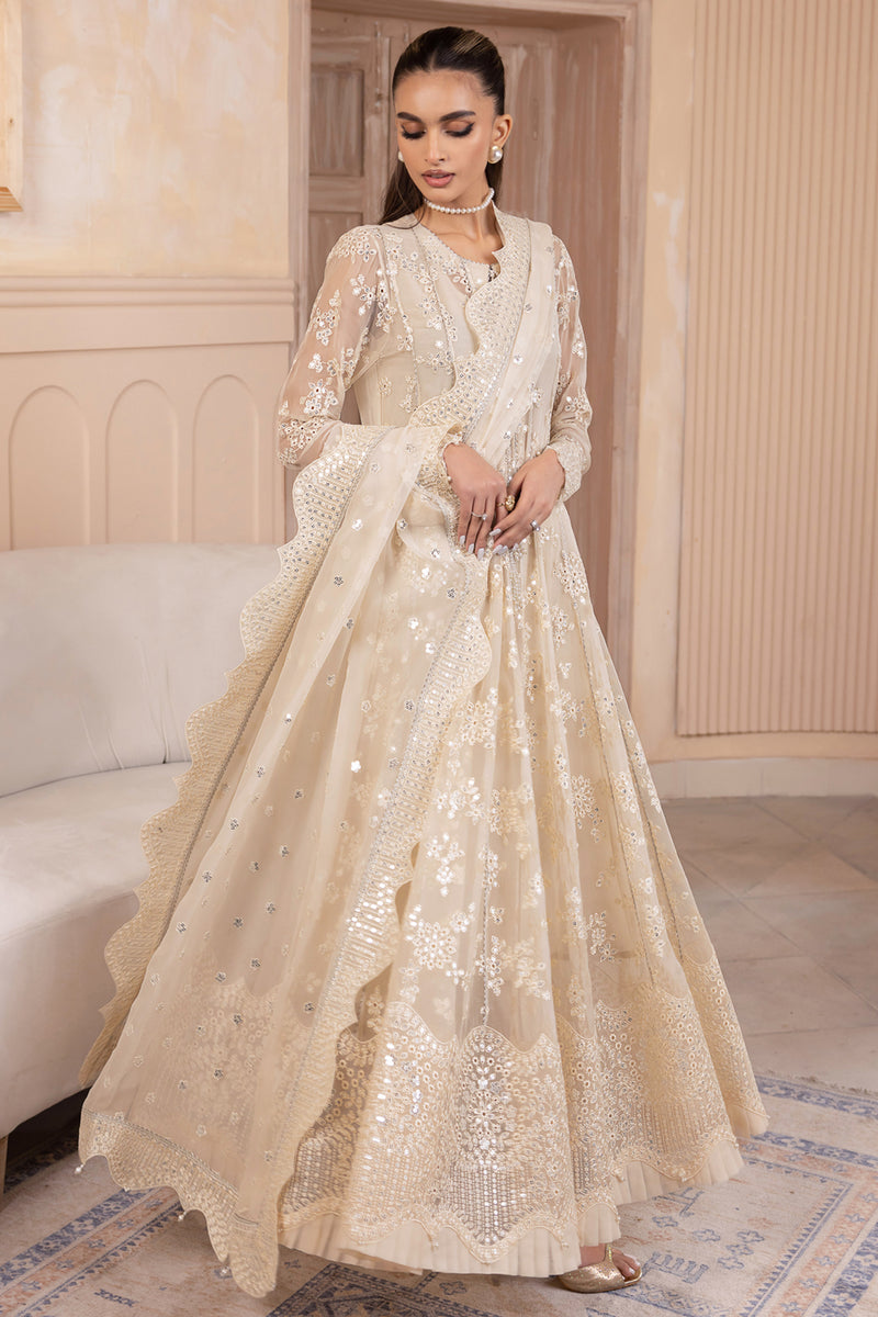 Jazmin 3 Piece Custom Stitched Suit - Beige - LB287432