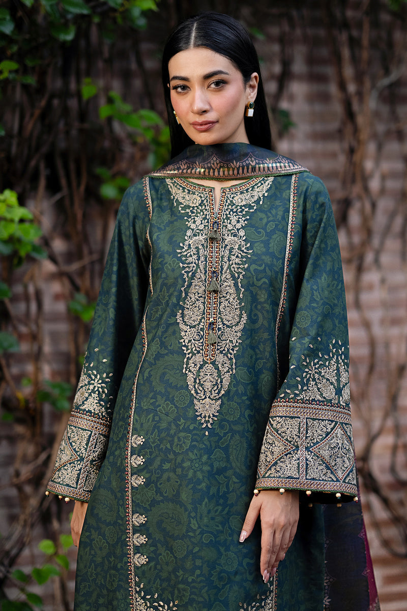 Jazmin 3 Piece Custom Stitched Suit - Green - LB287949