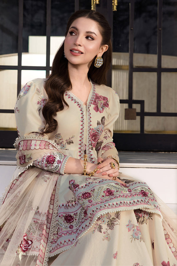 So Kamal 3 Piece Custom Stitched Suit - Beige - LB31561