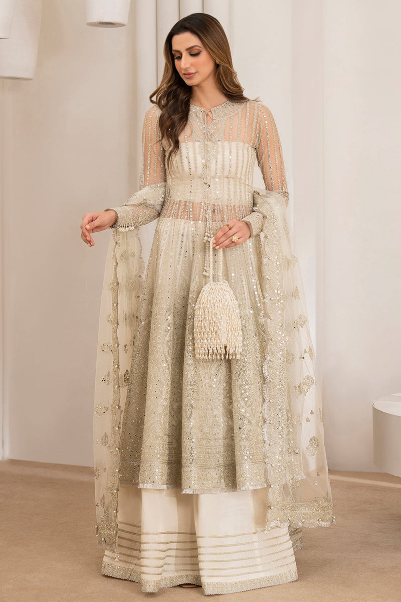 Jazmin 3 Piece Custom Stitched Suit - Off-White - LB287437