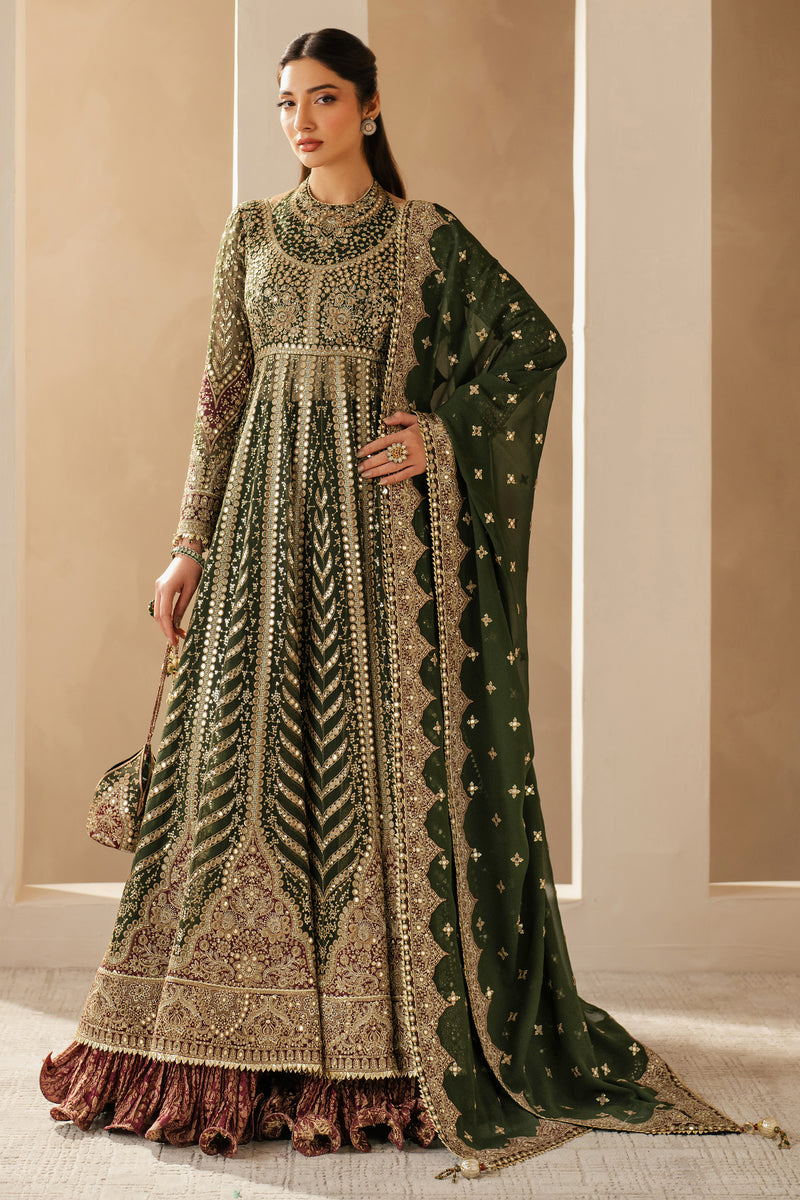 Jazmin 3 Piece Custom Stitched Suit - Green - LB29023