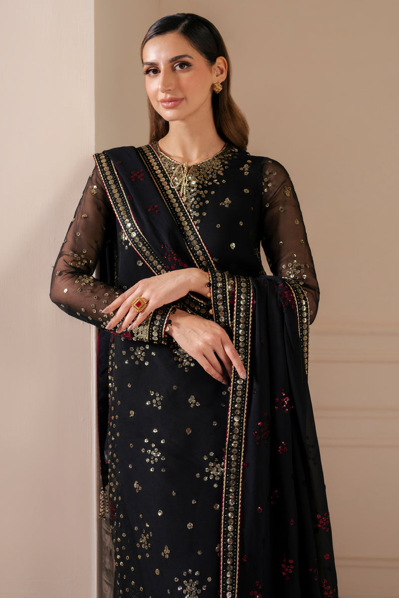 Jazmin 3 Piece Custom Stitched Suit - Black - LB289056