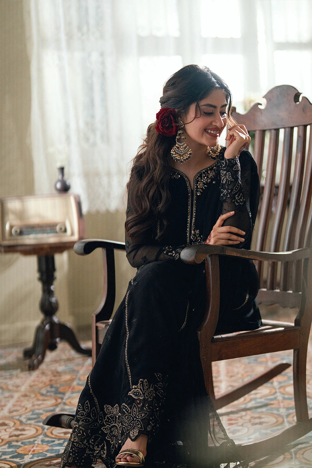 Azure 3 Piece Custom Stitched Suit - Black - LB31149