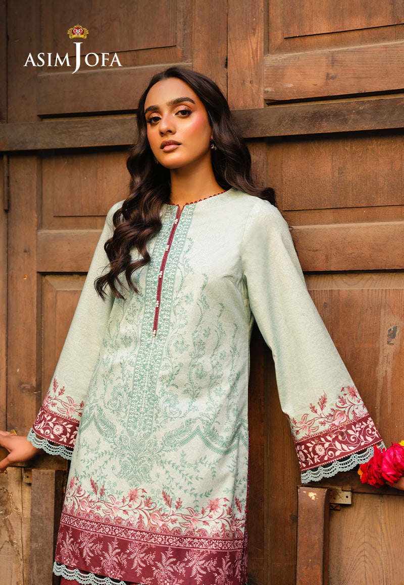 Asim Jofa 2 Piece Custom Stitched Suit - Green - LB29808