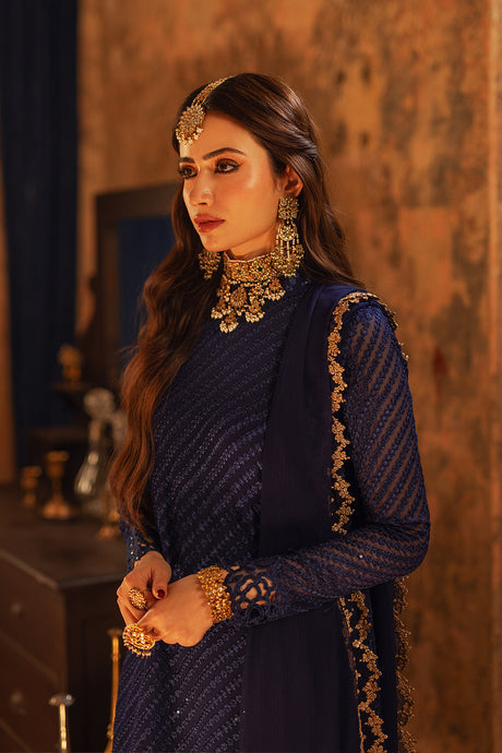 Azure 3 Piece Custom Stitched Suit - Blue - LB286597