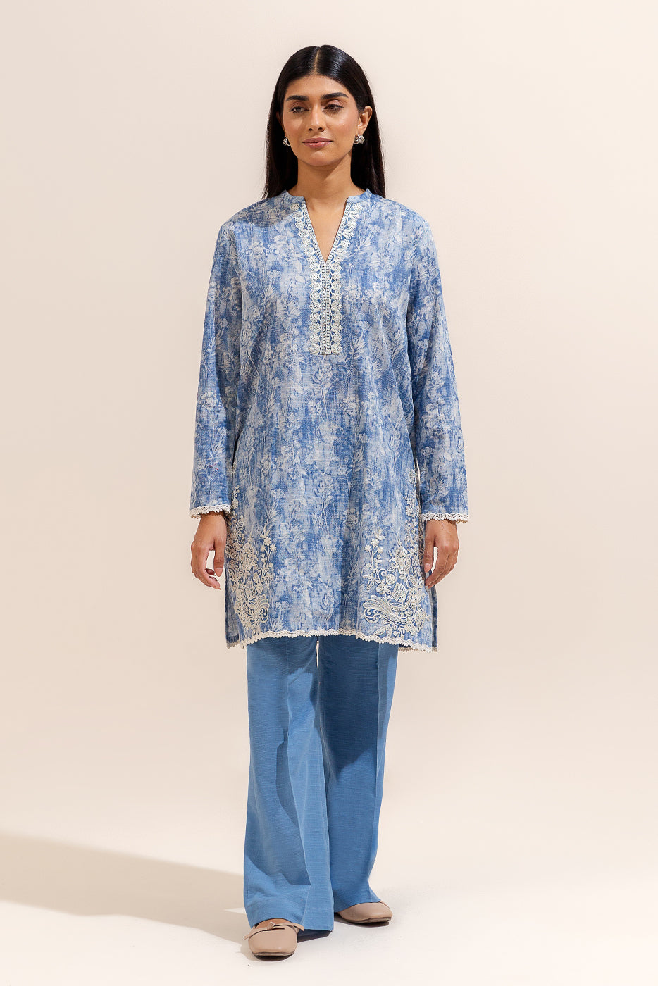 Beechtree 2 Piece Custom Stitched Suit - Blue - LB288281