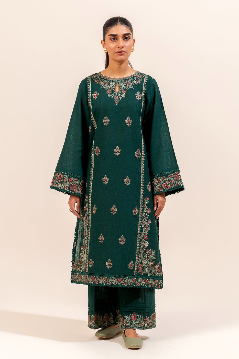 Beechtree 2 Piece Custom Stitched Suit - Green - LB288285