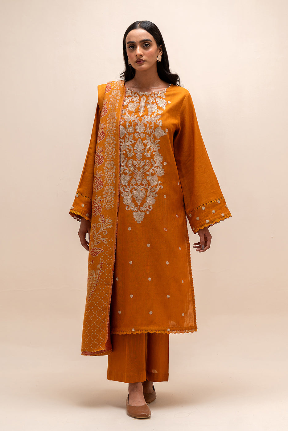 Beechtree 3 Piece Custom Stitched Suit - Yellow - LB288322