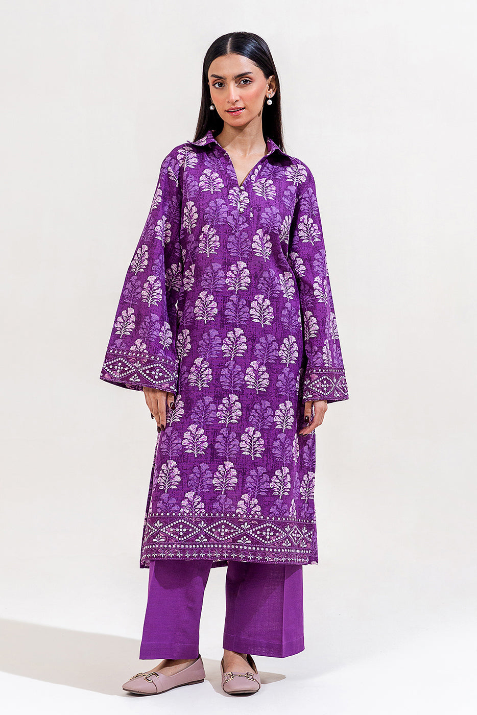 Beechtree 2 Piece Custom Stitched Suit - Purple - LB289289