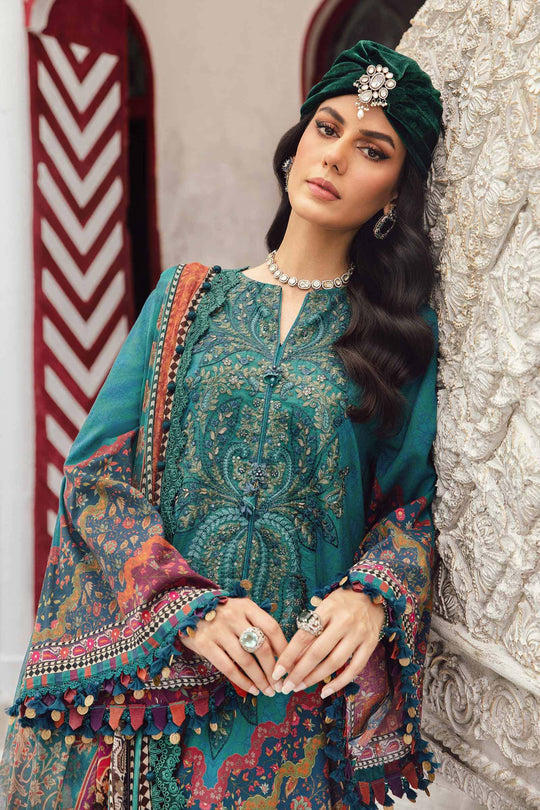 Maria.B 3 Piece Custom Stitched Suit - Black - LB31016