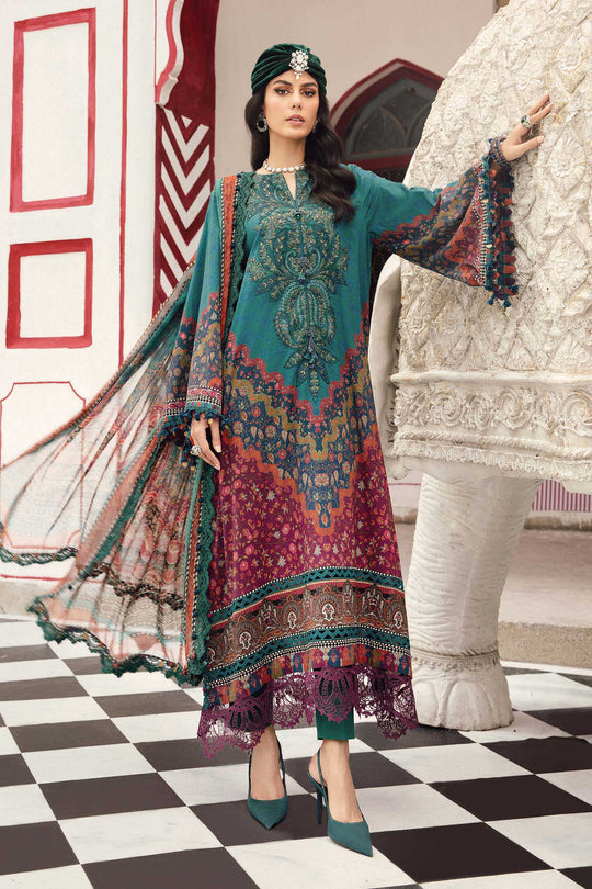 Maria.B 3 Piece Custom Stitched Suit - Black - LB31016