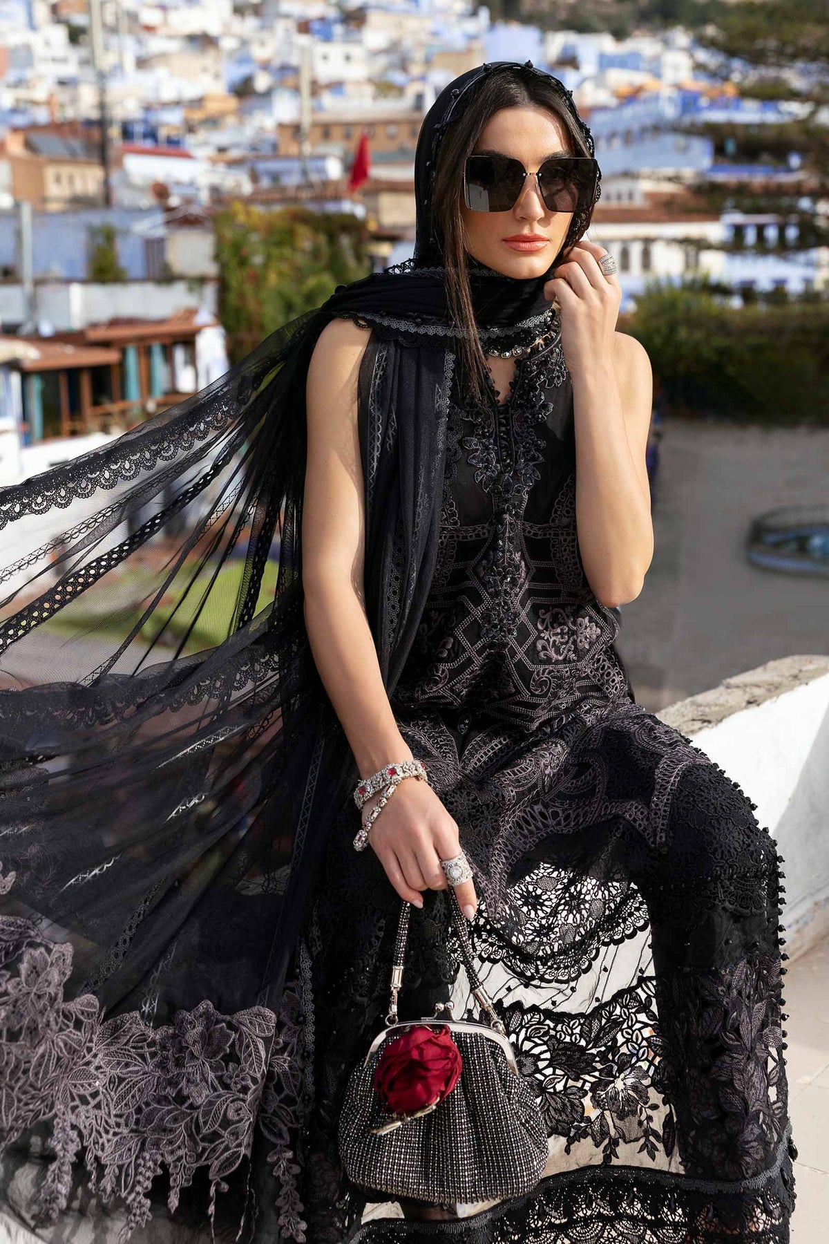 美品♡MARIA FULL SUIT ブラック値下げ不可 Maria.B 3 Piece Custom Stitched Suit - Black - LB29676 – LIBASCO