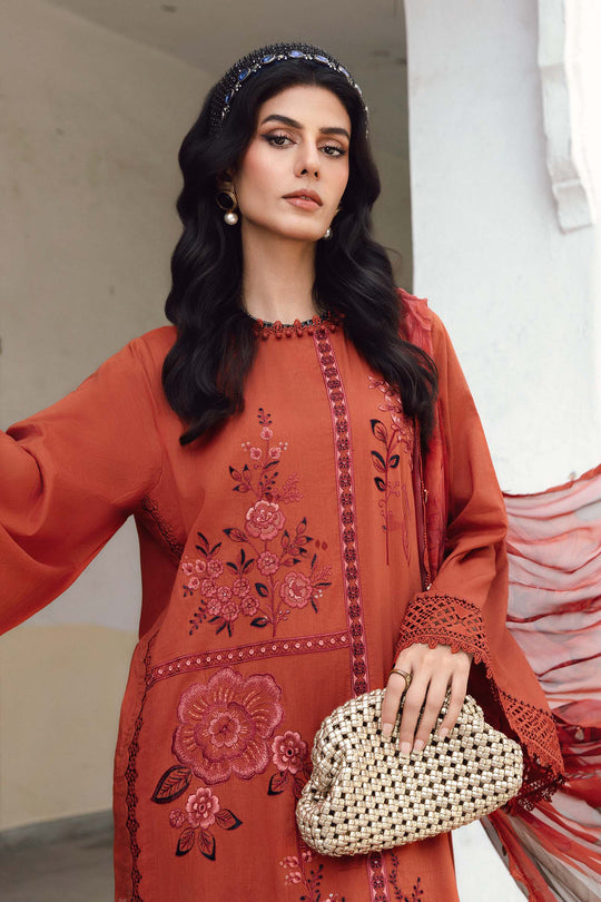 Maria.B 3 Piece Custom Stitched Suit - Green - LB31005