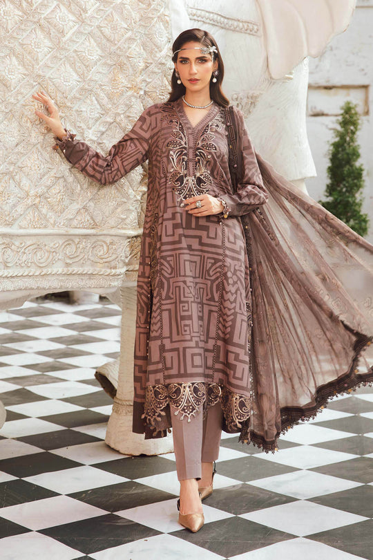 Maria.B 3 Piece Custom Stitched Suit - Yellow - LB31007