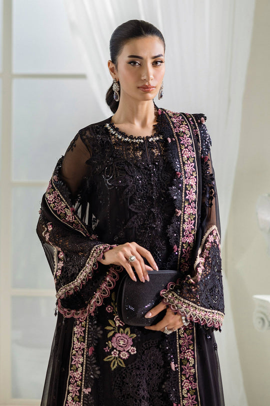 Maria.B 3 Piece Custom Stitched Suit - Black - LB30926