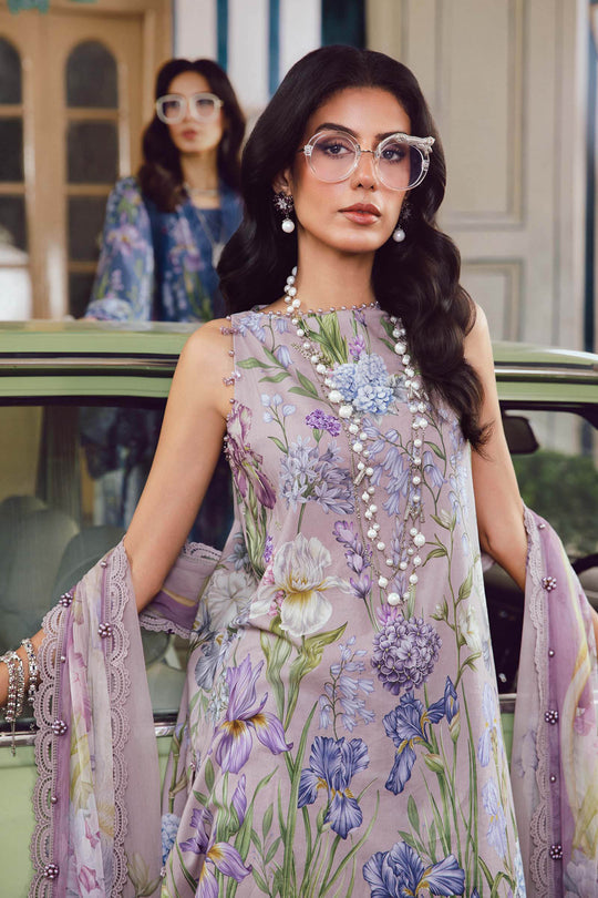 Maria.B 3 Piece Custom Stitched Suit - Pink - LB31013