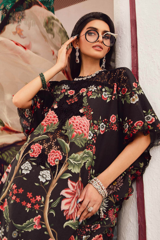 Maria.B 3 Piece Custom Stitched Suit - Black - LB31016