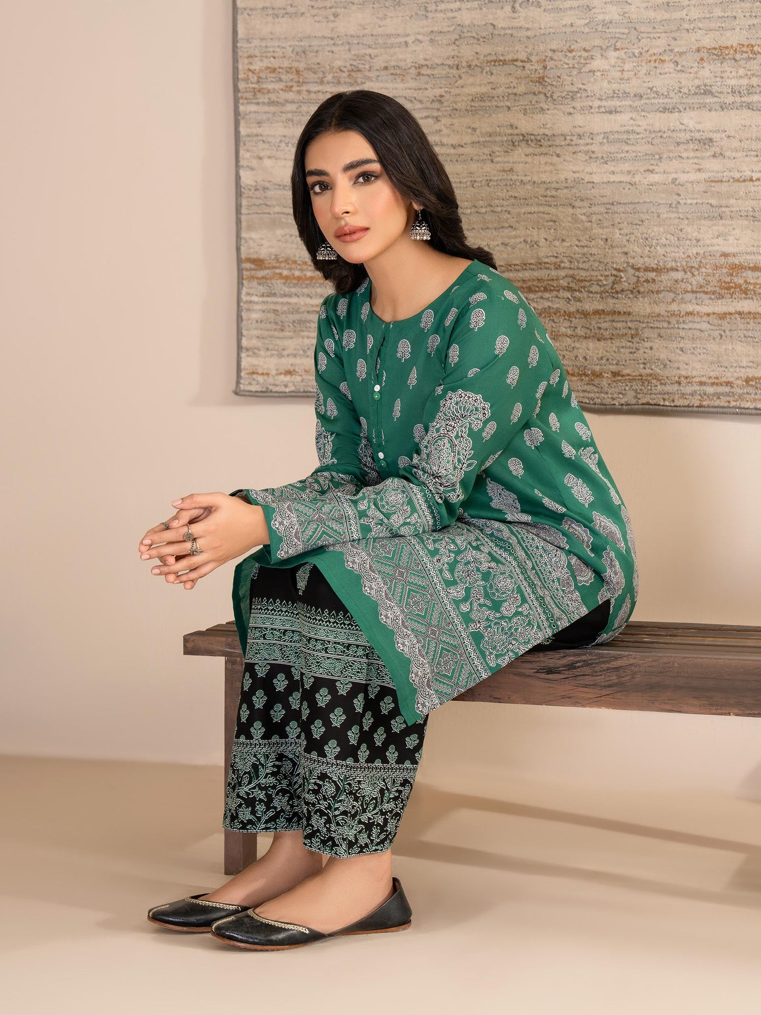 Limelight 2 Piece Custom Stitched Suit - Green - LB29137