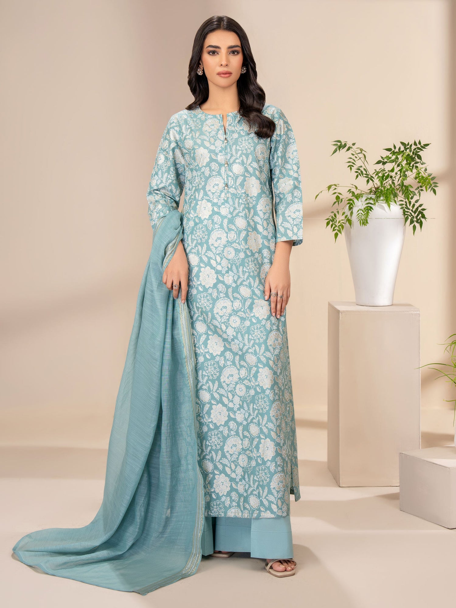 Limelight 3 Piece Custom Stitched Suit - Blue - LB29141